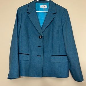 Teal LeSuit Blazer Size 16